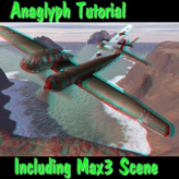 Free Download Anaglyph tutorial Use terragen and 3D Studio Max demo FREE